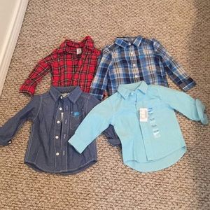 Baby boy button up shirts